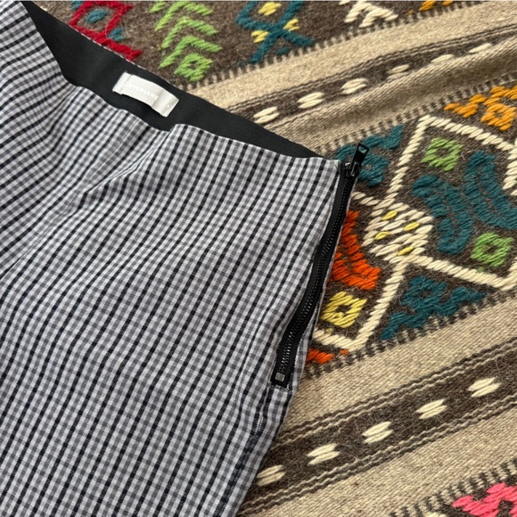 Everlane Kick Crop Work Pant Gray Plaid Sz 6 EUC - Picture 5 of 9